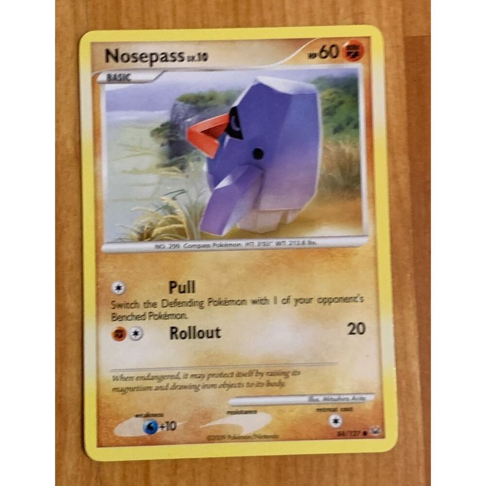 Nosepass Pokemon Card‎